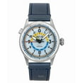thumbnail image 1 of AVI-8 Flyboy Wingman Worldtimer GMT Leather Strap Power Blue Dial Automatic AV-4120-03 Men's Watch With Extra Strap, 1 of 1