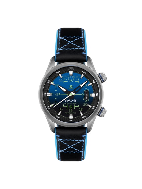 Hawker Harrier HUD Stainless Steel 44mm Japanese Automatic Wristwatch AV-4117-01
