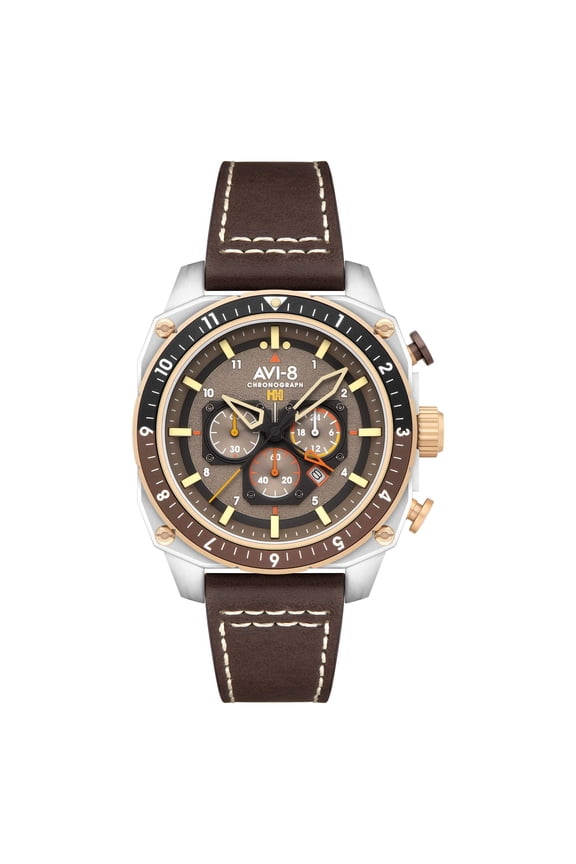 Hawker Hunter Atlas Stainless Steel 44mm Japanese Quartz Wristwatch AV-4100-05