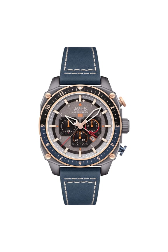 Hawker Hunter Atlas Stainless Steel 44mm Japanese Quartz Wristwatch AV-4100-07