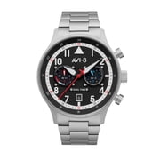 AVI-8 Hawker Hunter Carey Stainless Steel 43.5mm Japanese Quartz Wristwatch