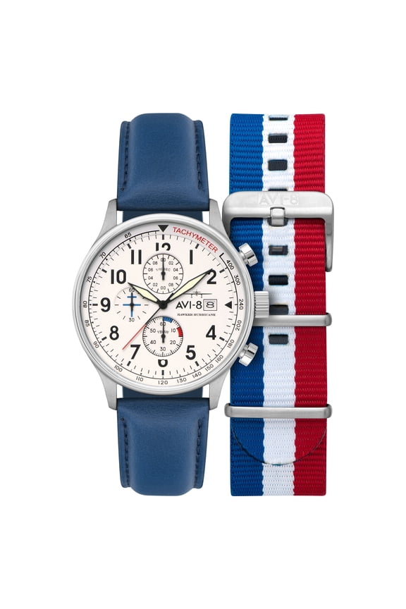 Hawker Hurricane Classic Stainless Steel 43.5mm Japanese Quartz Wristwatch AV-4011-0X