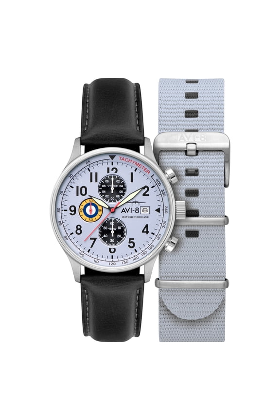 Hawker Hurricane Classic Stainless Steel 43.5mm Japanese Quartz Wristwatch AV-4011-0V