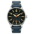 thumbnail image 1 of AVI-8 43 x 12.5 mm Hawker Hurricane Kent Automatic Sussex Leather Strap Blue Dial Mens Watch, 1 of 5