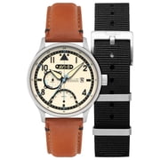 AVI-8 Hawker Hurricane McKellar Stainless Steel 44mm Japanese Quartz Wristwatch AV-4101-0C