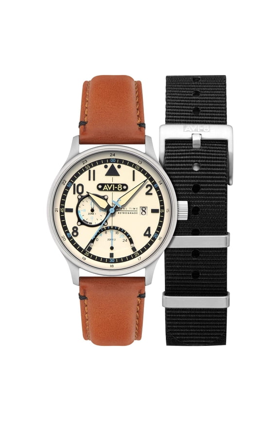 Hawker Hurricane McKellar Stainless Steel 44mm Japanese Quartz Wristwatch AV-4101-0C