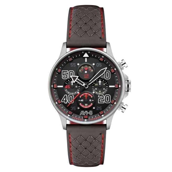AVI-8 Hawker Typhoon Coningham Stainless Steel 42mm Japanese Quartz Wristwatch AV-4093-0A