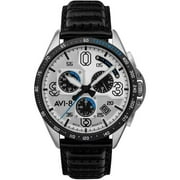 AVI-8 P51 Mustang Blakeslee Stainless Steel 43mm Japanese Quartz Wristwatch