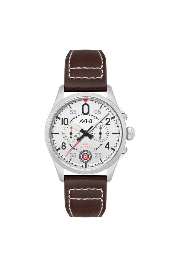 AVI-8 Spitfire Lock Stainless Steel 42mm Japanese Quartz Wristwatch AV-4089-05