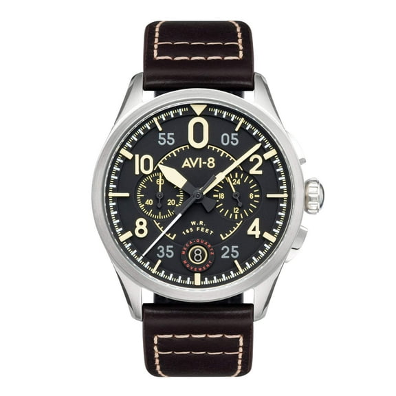 AVI-8 Spitfire Lock Stainless Steel 42mm Japanese Quartz Wristwatch
