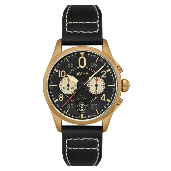 AVI-8 Spitfire Lock Stainless Steel 42mm Japanese Quartz Wristwatch AV-4089-07