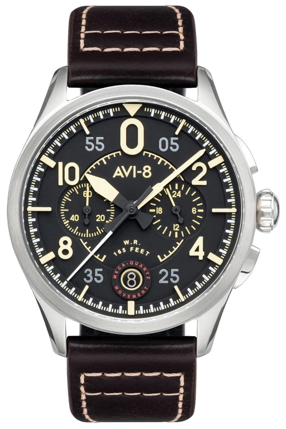 Spitfire Lock Midnight Oak Chronograph Quartz AV-4089-01 Men's Watch