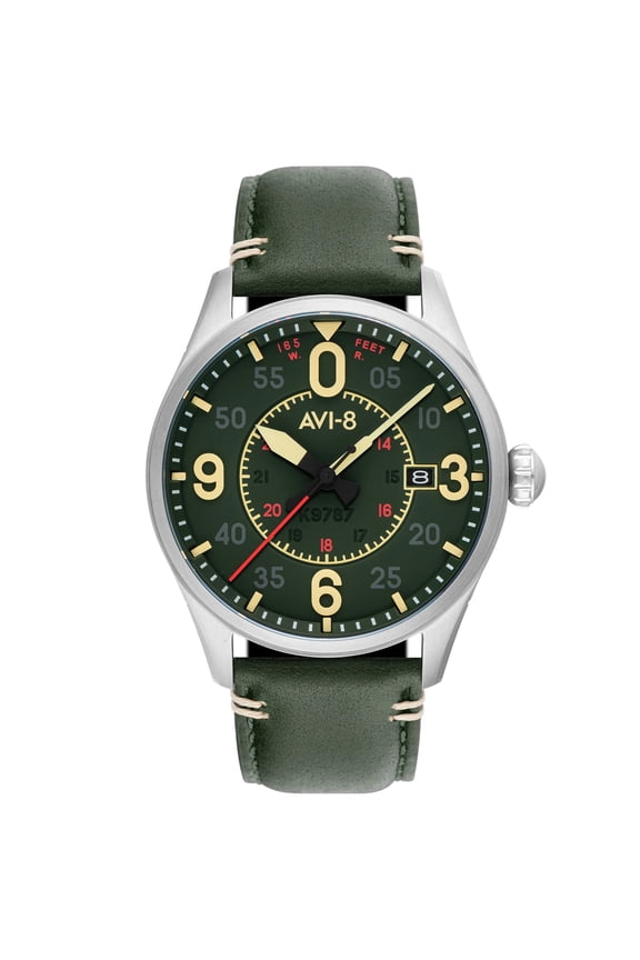 AVI-8 Spitfire Smith Stainless Steel 42mm Japanese Automatic Wristwatch AV-4090-03