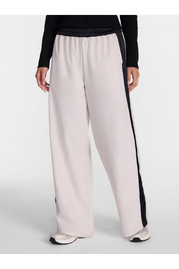 Women's Color Blocked Wide Leg Pants, 29" Inseam, Sizes XS-XXL