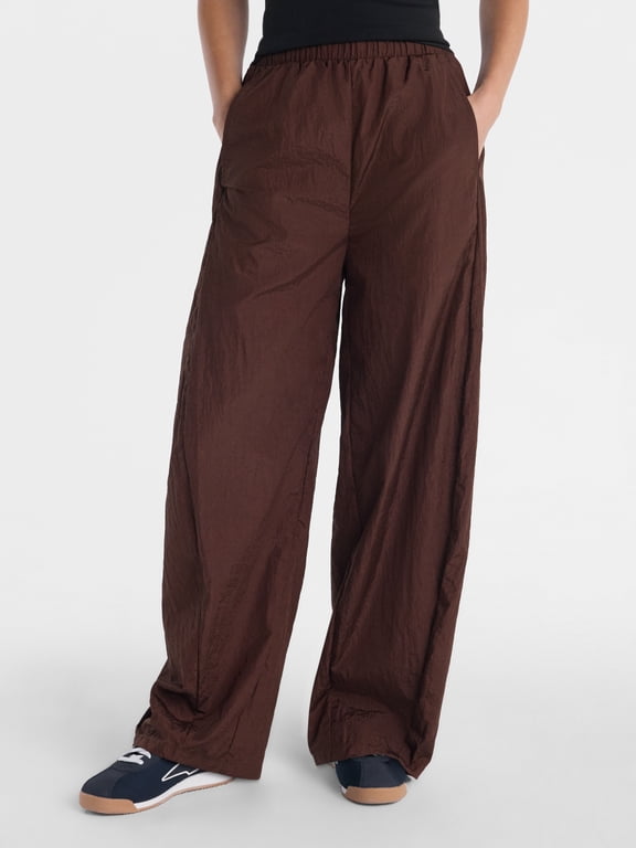 Women's Nylon Track Pants, Sizes XS-XXXL