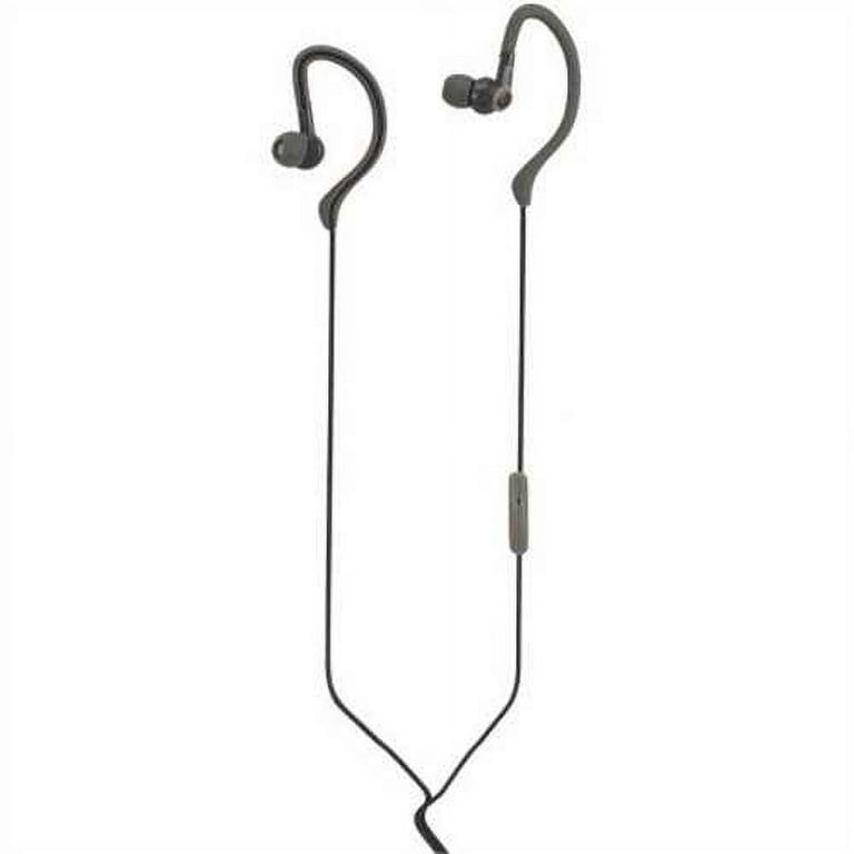 AVIA Ear Hook Sports Earphones with Microphone and Control Black