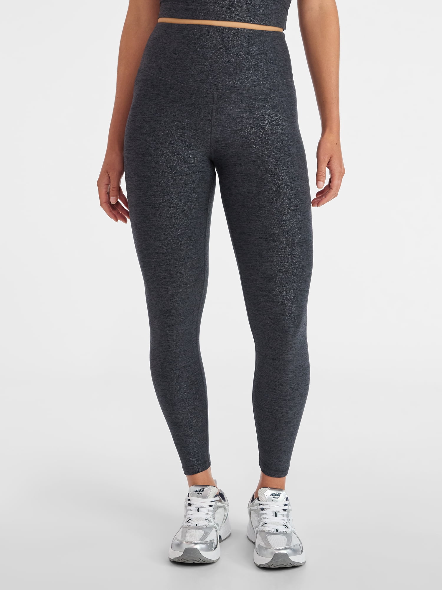 Avia Women's and Women’ Plus Foil Leggings, 7/8 Length, 25" Inseam, Sizes XS-4X