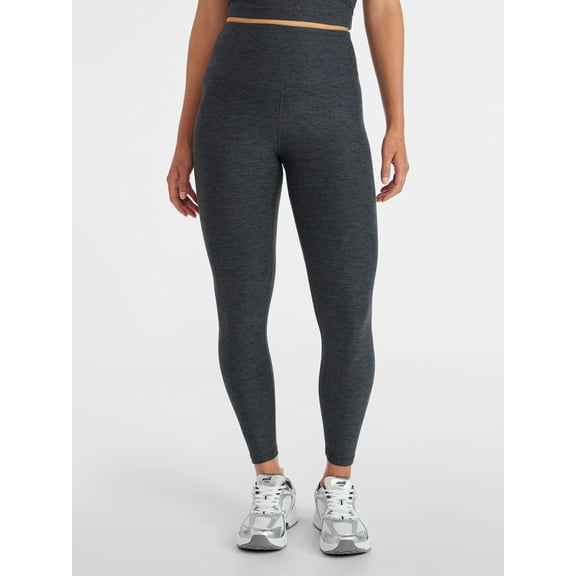 Avia Women's and Women’ Plus Foil Leggings, 7/8 Length, 25" Inseam, Sizes XS-4X