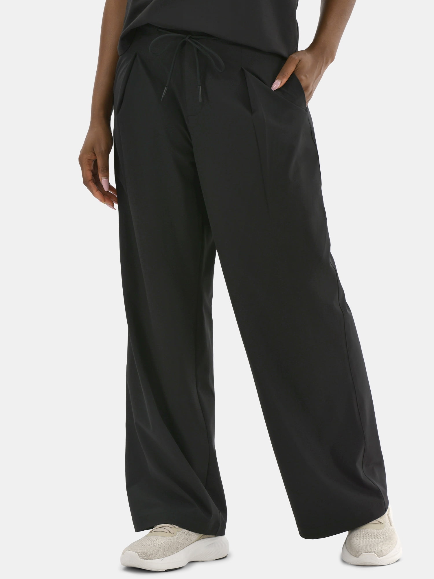 Avia Women's FeatherStretch Pleated Trousers, Sizes XS-XXXL