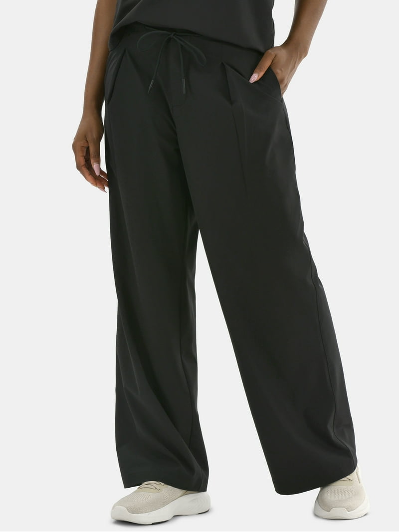 Avia Women's FeatherStretch Pleated Trousers, Sizes XS-XXXL