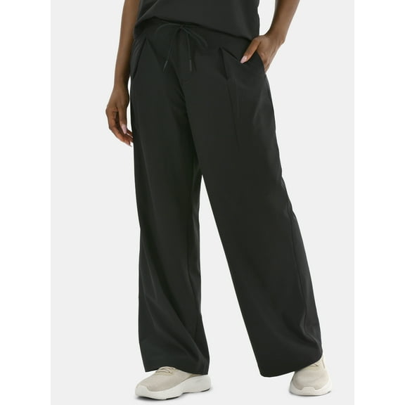 Avia Women's FeatherStretch Pleated Trousers, Sizes XS-XXXL