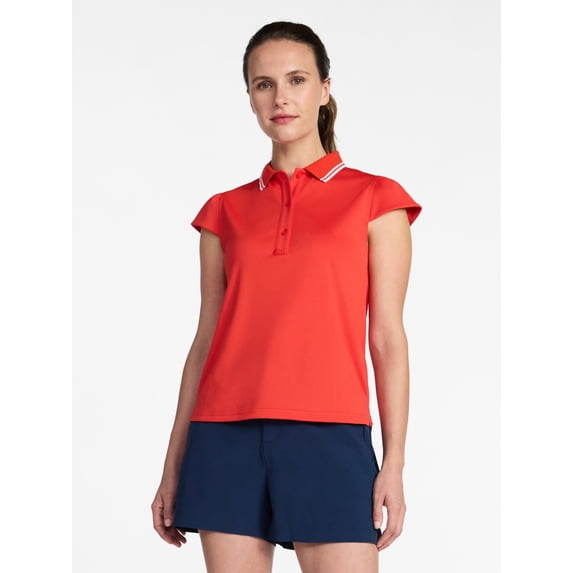Avia Women's Golf Polo with Short Sleeves, Sizes XS-XXXL
