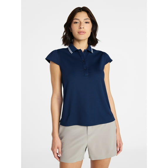 Avia Women's Golf Polo with Short Sleeves, Sizes XS-XXXL