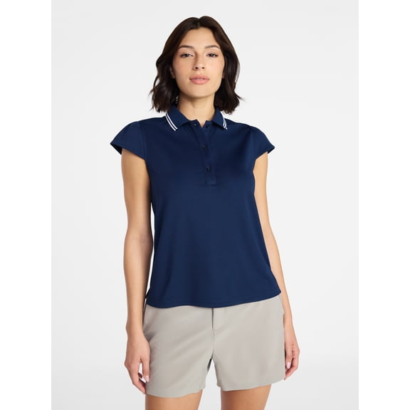 Avia Women's Golf Short Sleeve Polo, Sizes XS-XXXL