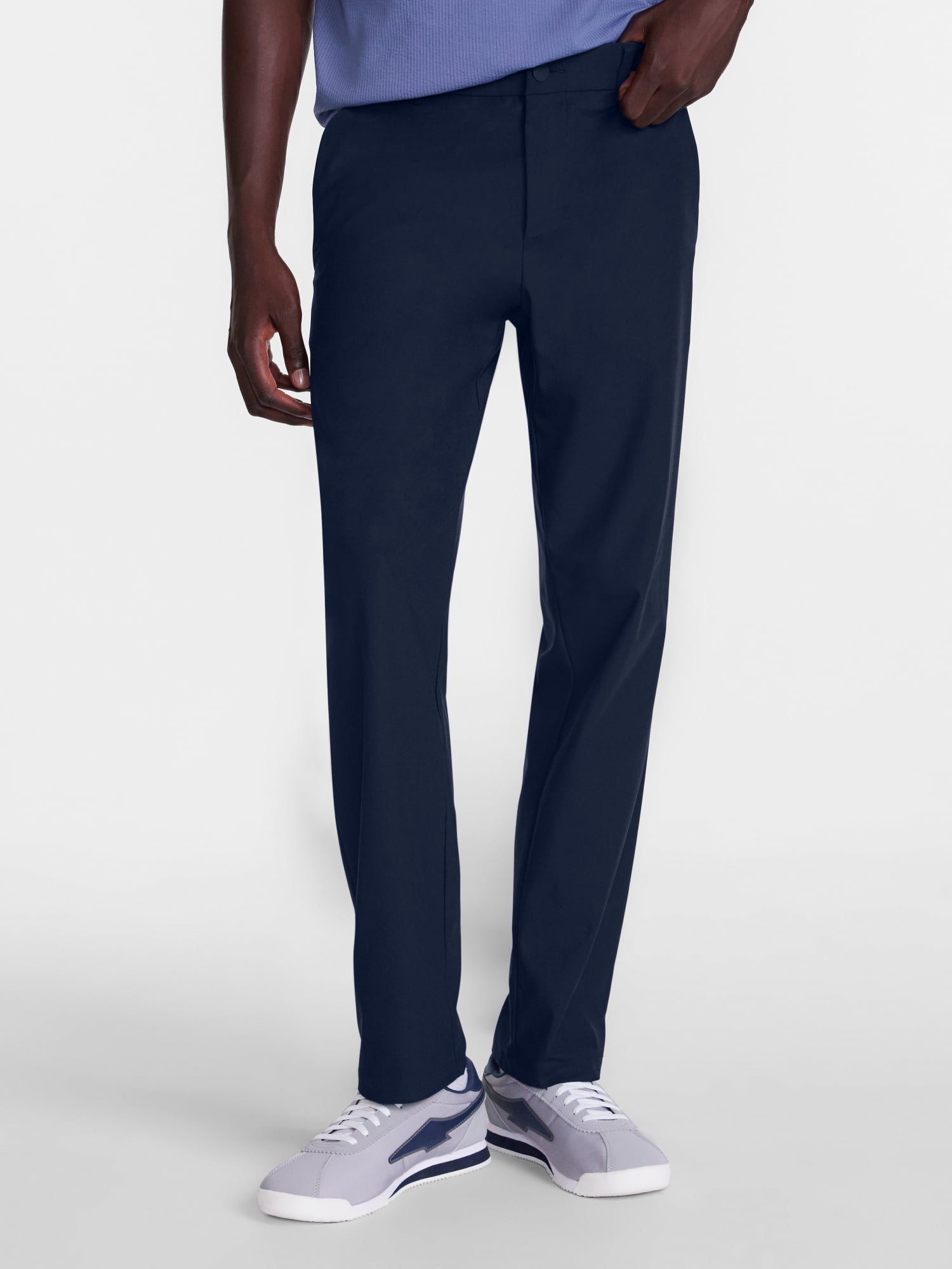 Avia Men's and Big Men's Hybrid Flex Golf Pants, 31" Inseam, Sizes 30-44