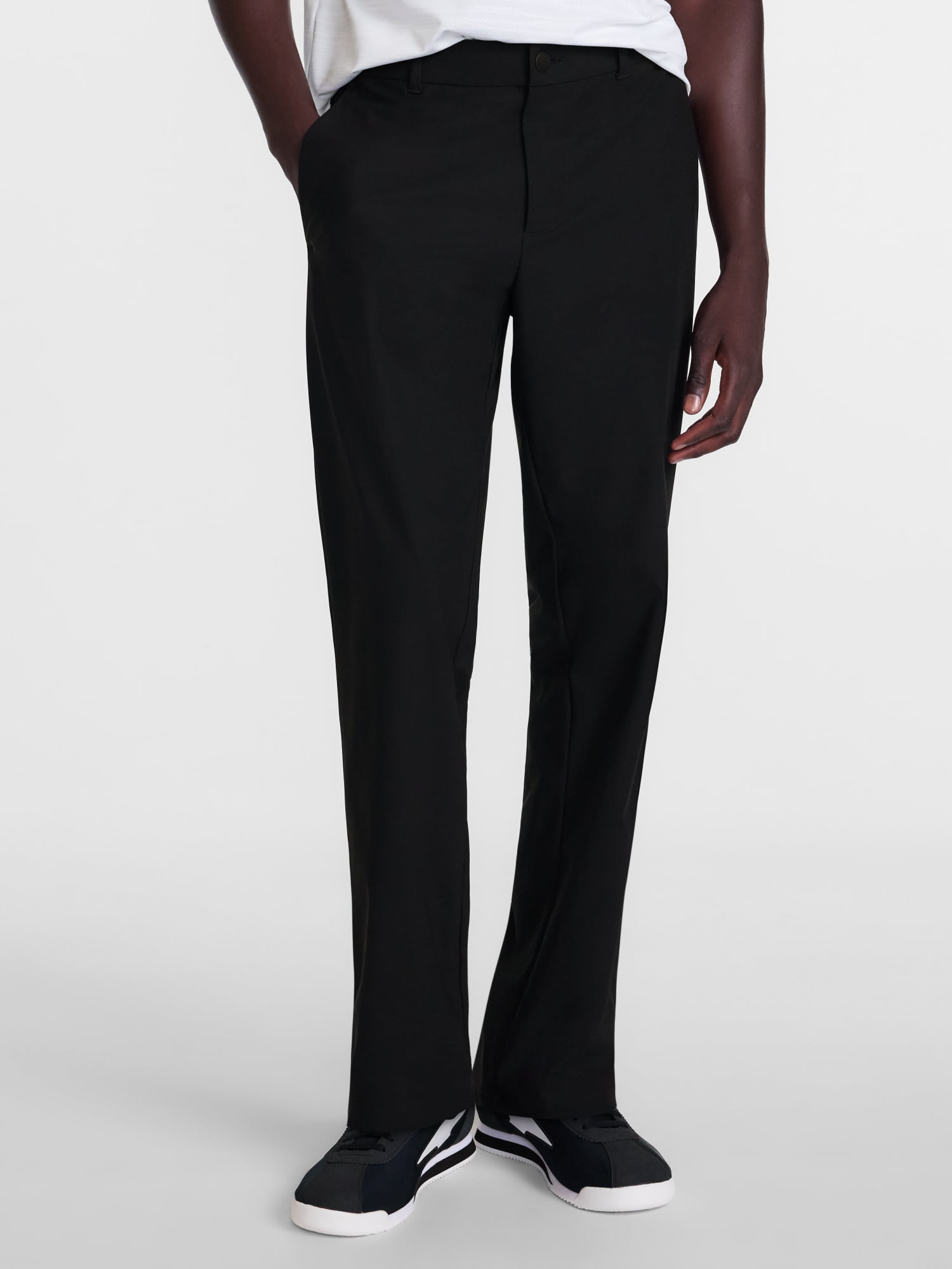 Avia Men's and Big Men's Hybrid Flex Tricot Pants, 31" Inseam, Sizes 30-44