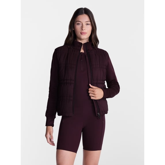 Avia Women's Hybrid Jacket with Long Sleeves, Sizes XS-XXXL