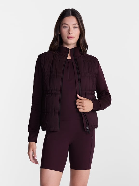 Women's Hybrid Jacket with Long Sleeves, Sizes XS-XXXL