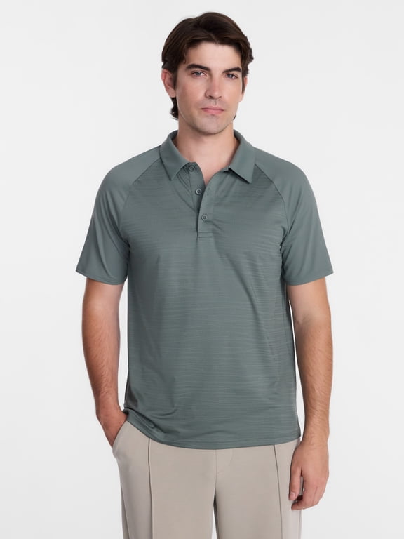 Men's and Big Men's Lifestyle Polo Shirt, Sizes XS-4XLT