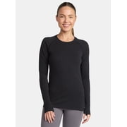 Avia Women's Seamless Tee with Long Sleeves, Sizes XS-XXXL