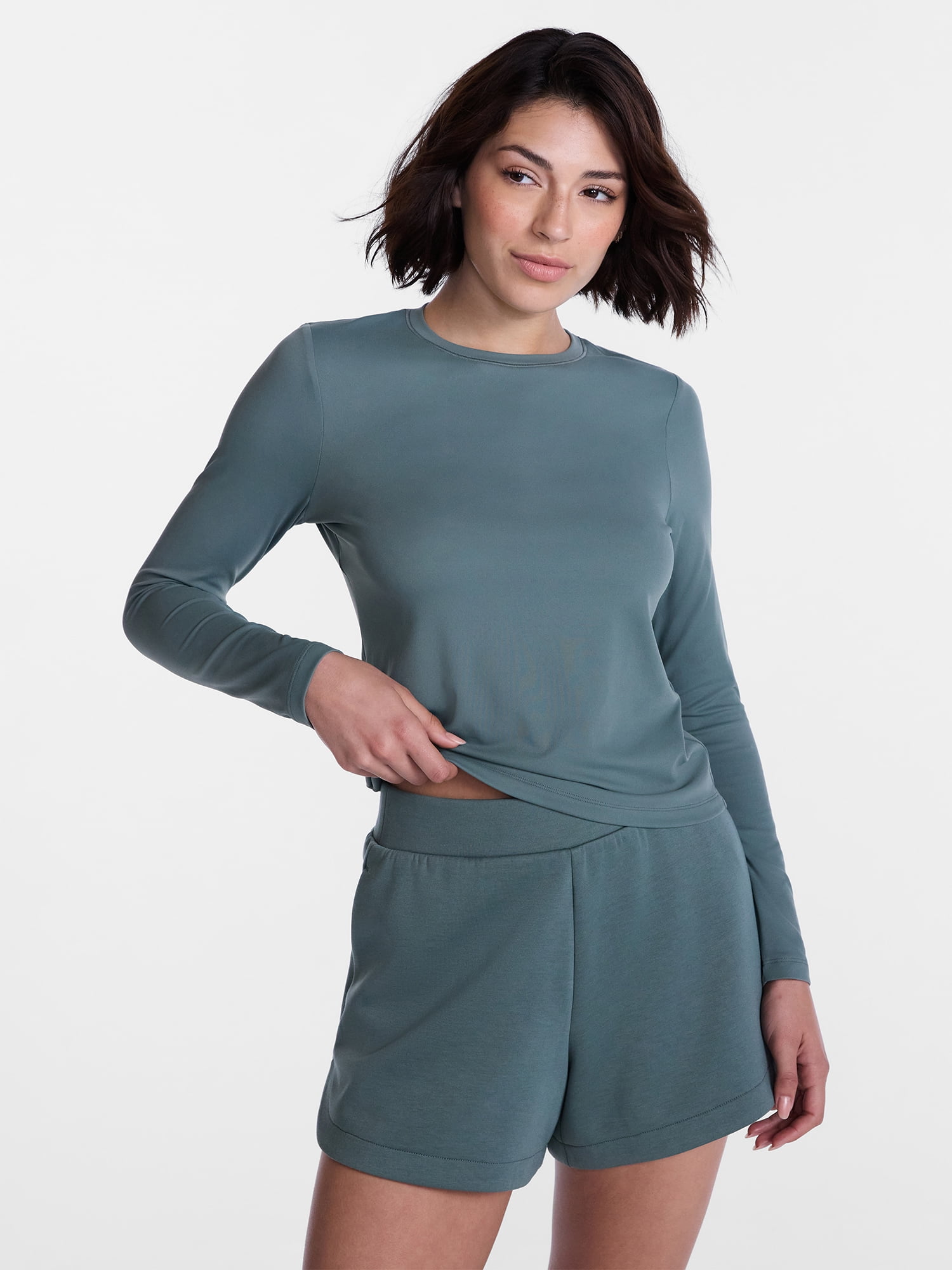 Avia Women’s SoftSculpt Top with Long Sleeves, Sizes XS-XXL