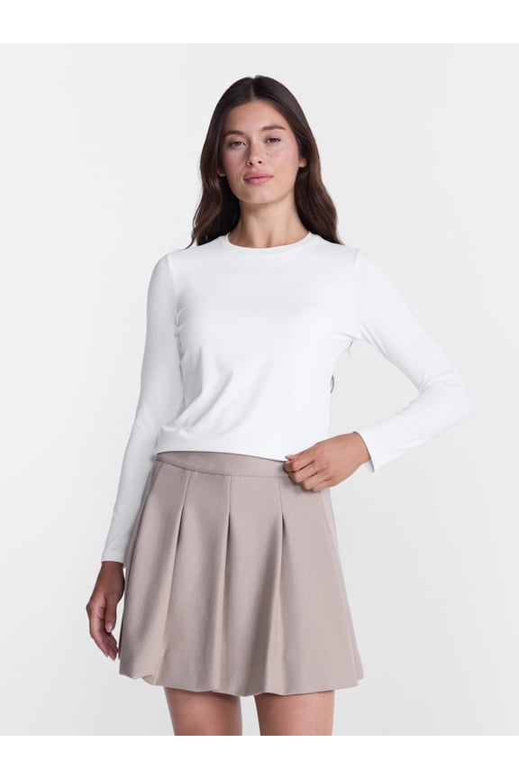 Women’s SoftSculpt Top with Long Sleeves, Sizes XS-XXL