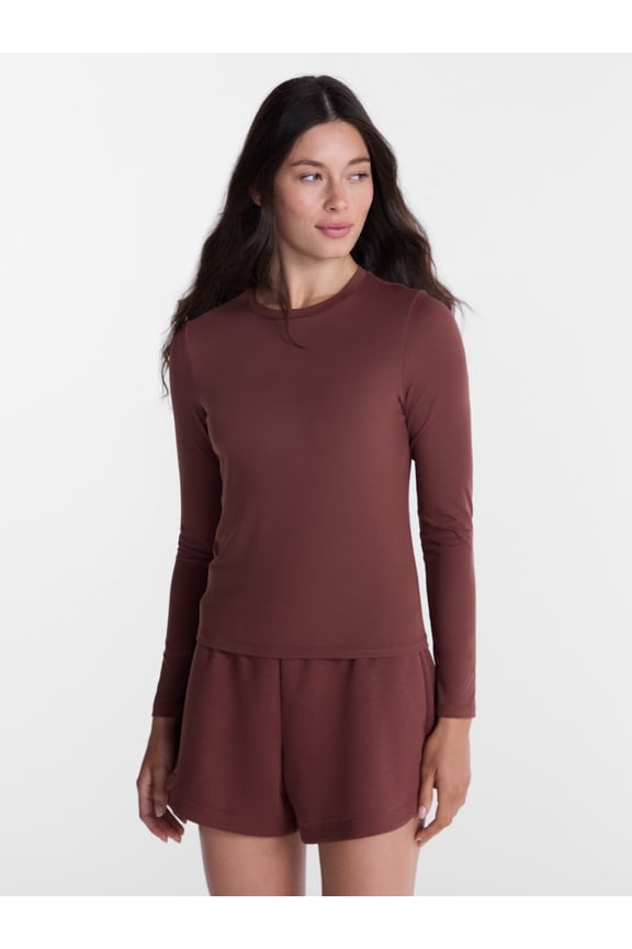 Women’s SoftSculpt Top with Long Sleeves, Sizes XS-XXL