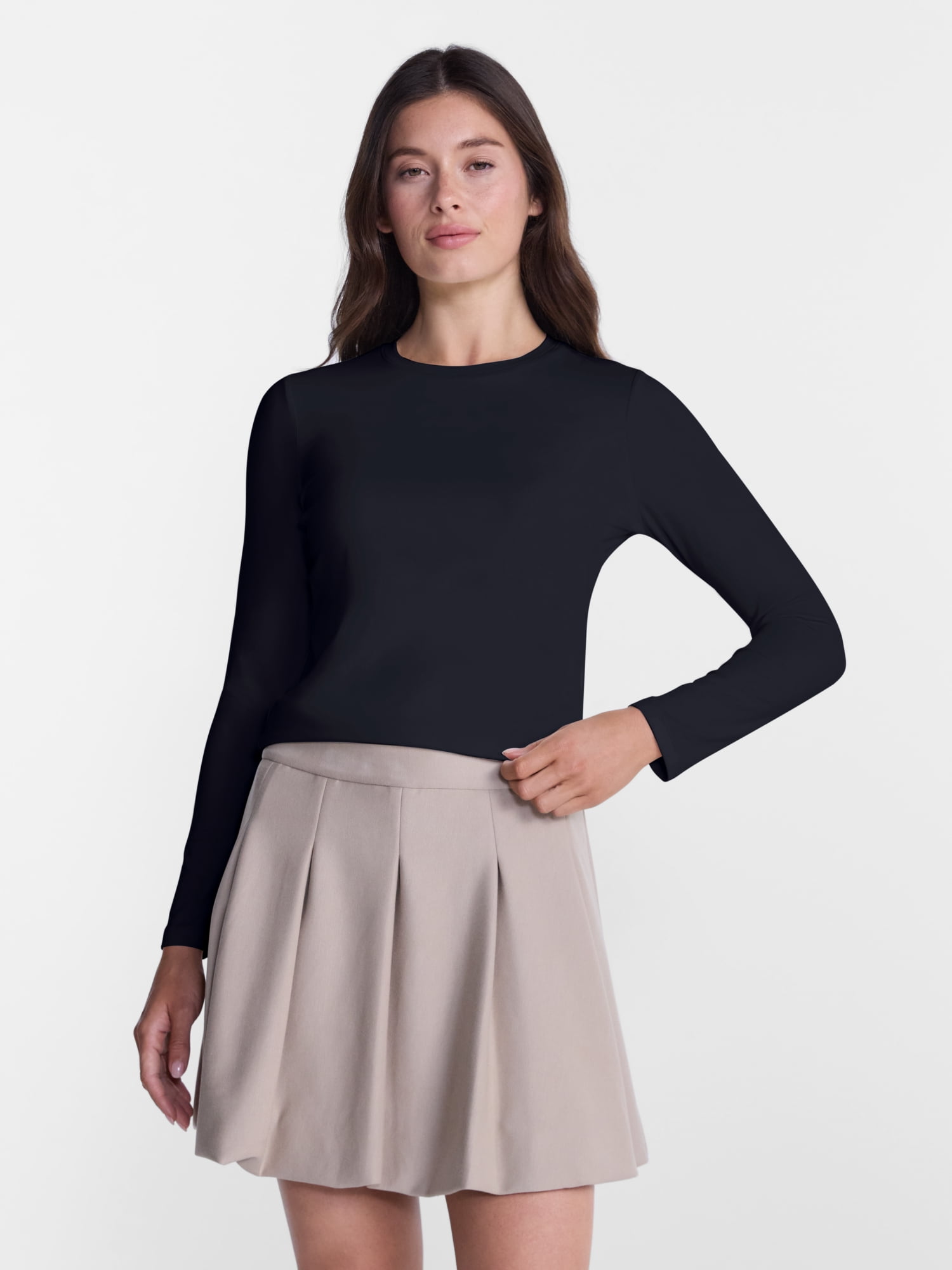 Avia Women’s SoftSculpt Top with Long Sleeves, Sizes XS-XXL