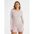 thumbnail image 1 of Avia Women's and Women’s Plus SoftSculpt Tee with Long Sleeves, Sizes XS-4X, 1 of 6