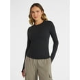 thumbnail image 1 of Avia Women's and Women’s Plus SoftSculpt Tee with Long Sleeves, Sizes XS-4X, 1 of 2