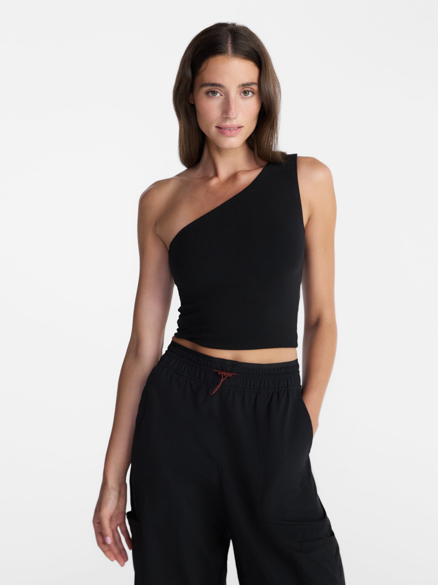 Avia Women's One Shoulder Sports Bra, Sizes XS-XXXL - Walmart.com