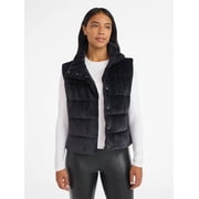 Avia Women's and Women's Plus Velour Ribbed Vest, Sizes XS-4X