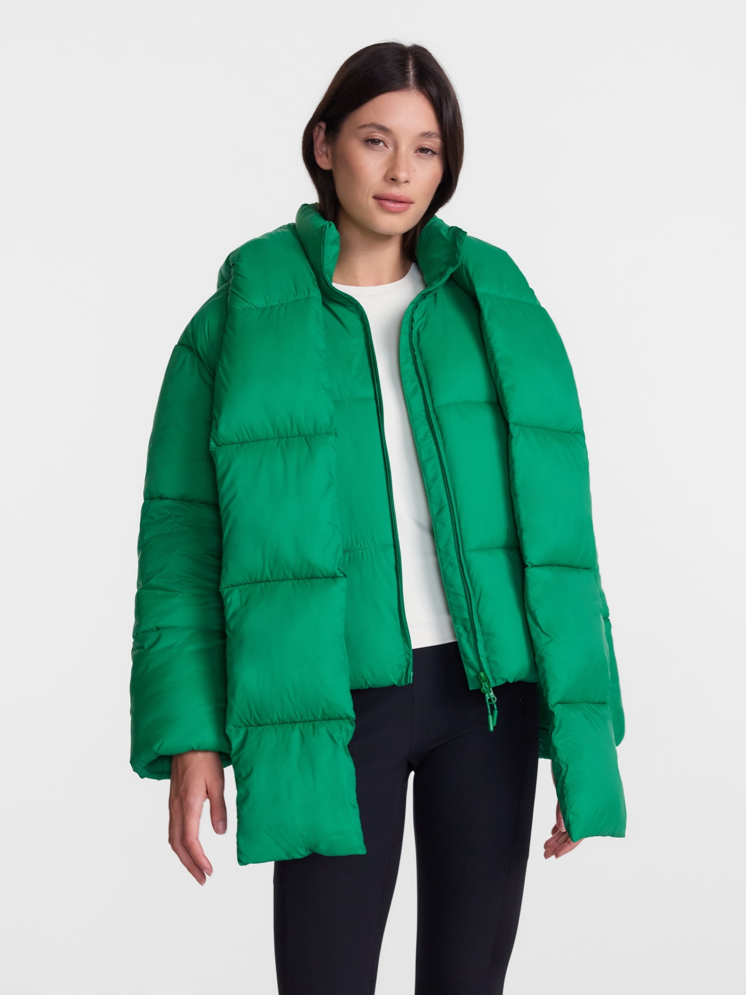 Avia Women's and Women's Plus Water and Wind Resistant Puffer Jacket, Sizes XS-3X