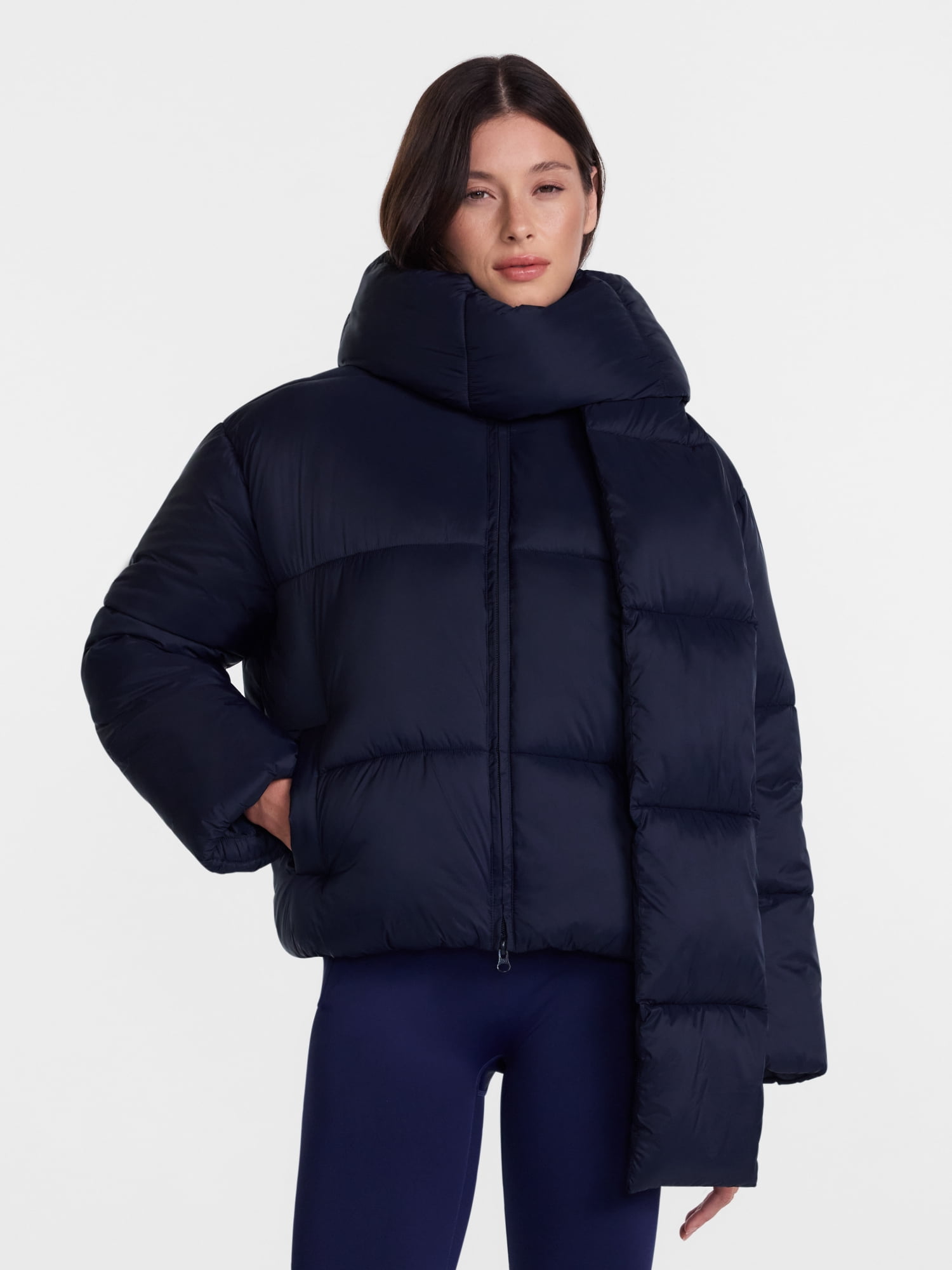 Avia Women's and Women's Plus Water and Wind Resistant Puffer Jacket, Sizes XS-3X