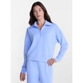 thumbnail image 1 of Avia Women's and Women's Plus Quarter-Zip ScubaKnit Pullover, Sizes XS-4X, 1 of 6