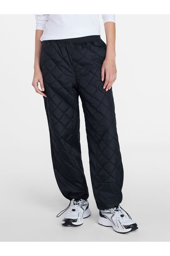 Women's Quilted Hiker Jogger Pants, Sizes XS-XXXL