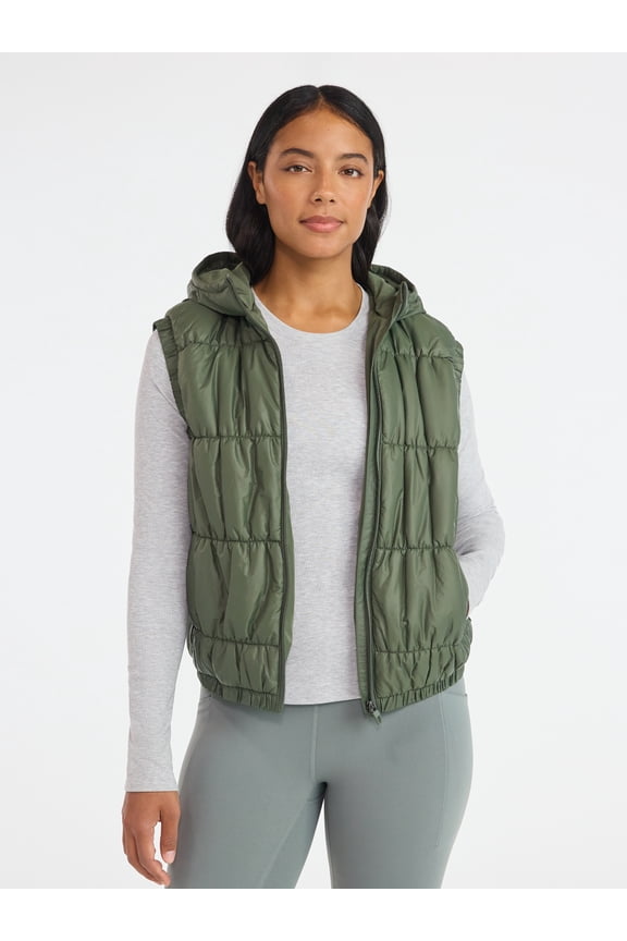 Women's Quilted Vest, Sizes XS-XXXL