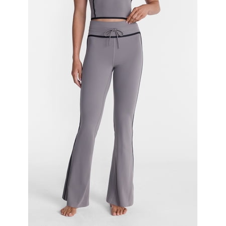 Avia Women's and Women's Plus Rib SoftSculpt Flare Pant, Sizes XS-4X