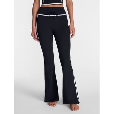 Avia Women's and Women's Plus Rib SoftSculpt Flare Pant, Sizes XS-4X