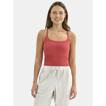 Avia Women's Ribbed SoftSculpt Tank Top with UPF 50, Sizes XS-XXXL